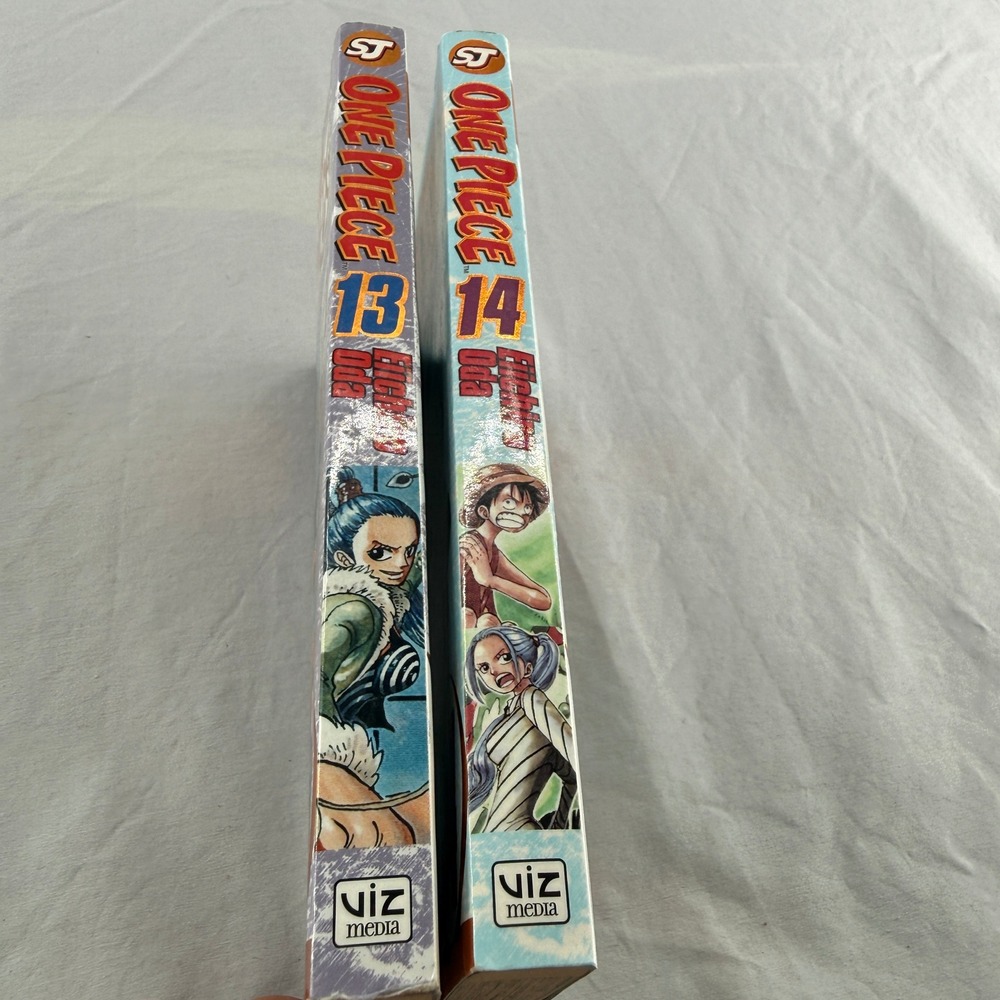 One Piece Manga Volumes 13 & 14 Eiichiro Oda Shonen Jump VIZ Media English Lot - Picture 3 of 3